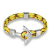 Ocean Life Nautical Anchor Bracelet - Color: Yellow
