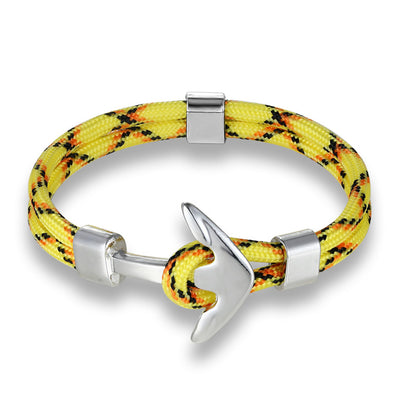 Ocean Life Nautical Anchor Bracelet - Color: Yellow