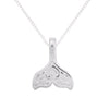 Sterling Silver Whale Tail Necklace