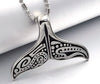 Stainless Steel Polynesian Whale Tail Necklace