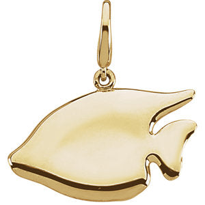 Gold Fashion Sunfish Charm