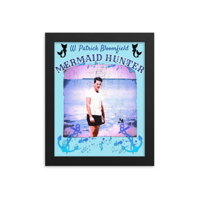 Mermaid Hunter - Vintage Framed Poster
