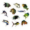 Ocean Life Fish Stickers - 50 Removable Stickers