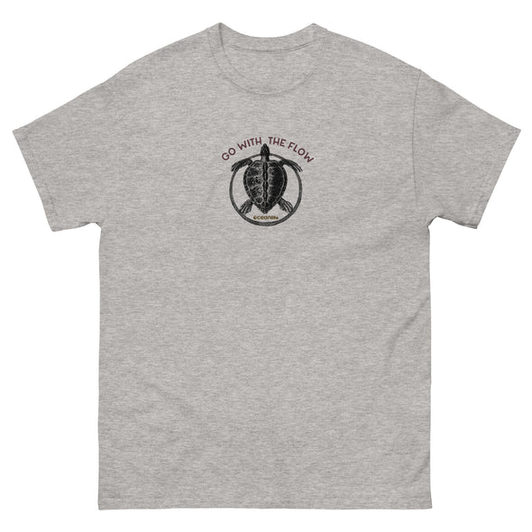 Go With The Flow - Men's Sea Turtle T-shirt