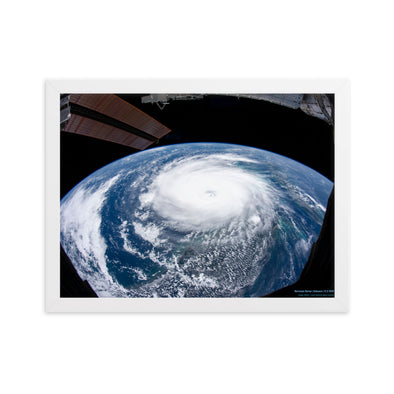 Hurricane Dorian from Space - Framed Print for Bahamas Relief