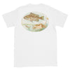 Vintage Fishing T-Shirt with Grouper and Mermaid