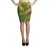 Green Coconuts Pencil Skirt