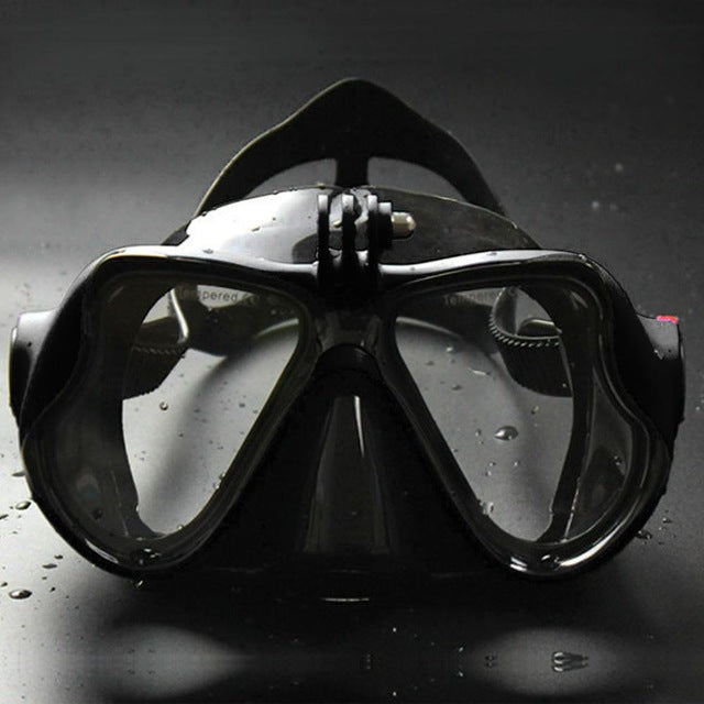 goggles gopro Underwater Diving Mask with GoPro Camera Holder Black