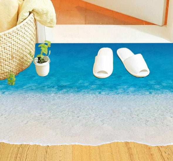 Beach Floor Waterproof Sticker
