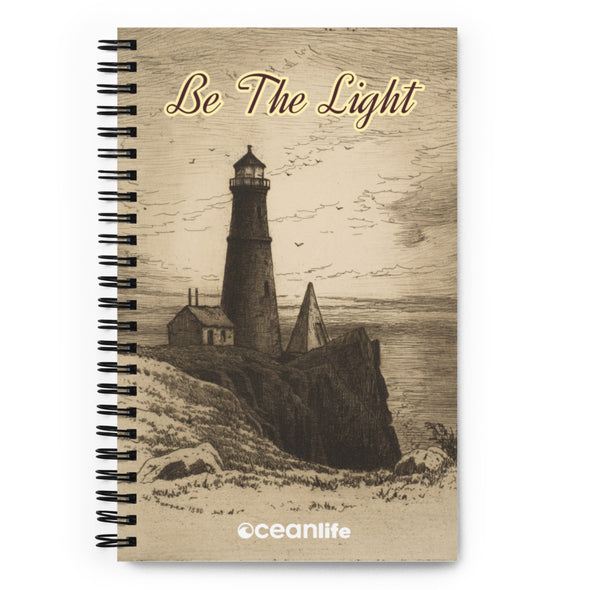 Be The Light Spiral notebook