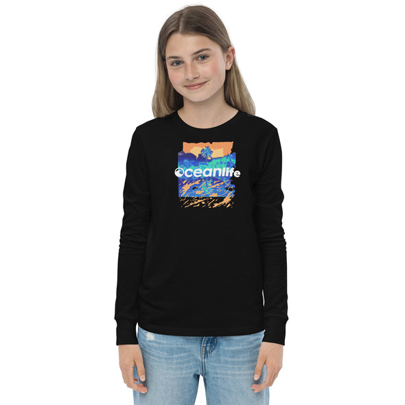 Ocean Sunrise Youth Long-Sleeve T-shirt